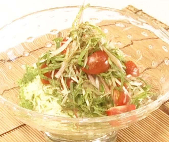 【奥様ここでもう一品】夏野菜のそうめんサラダのレシピ・奥様ここでもう一品・星澤幸子