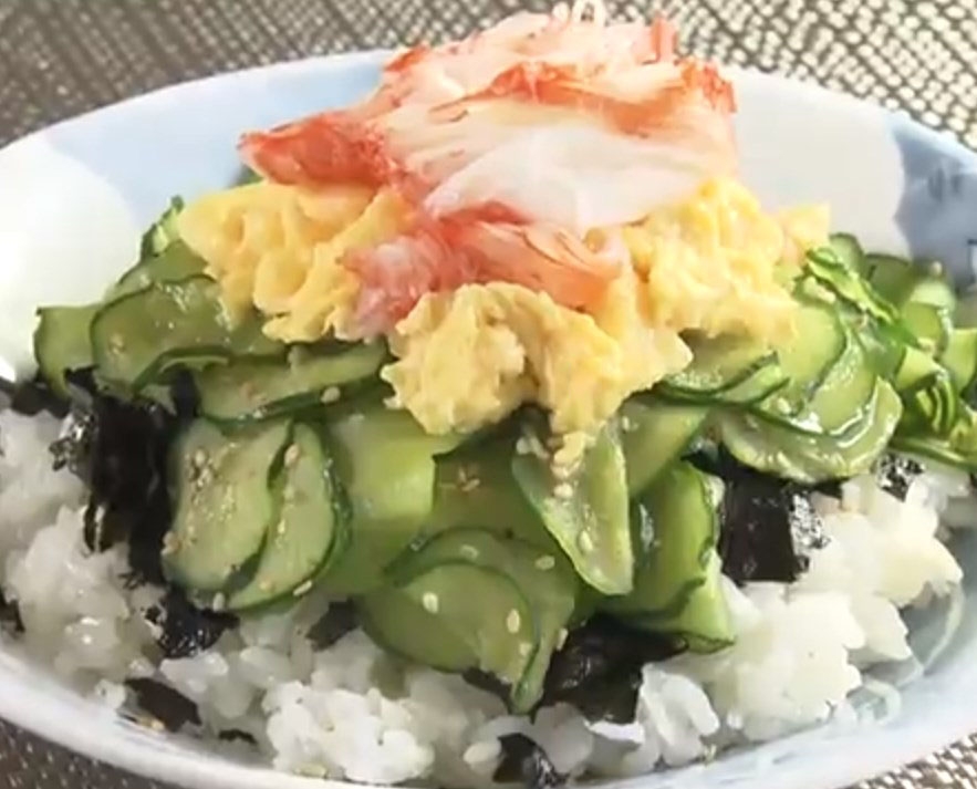 【奥様ここでもう一品】炒めキュウリの乗っけご飯のレシピ・奥様ここでもう一品・星澤幸子