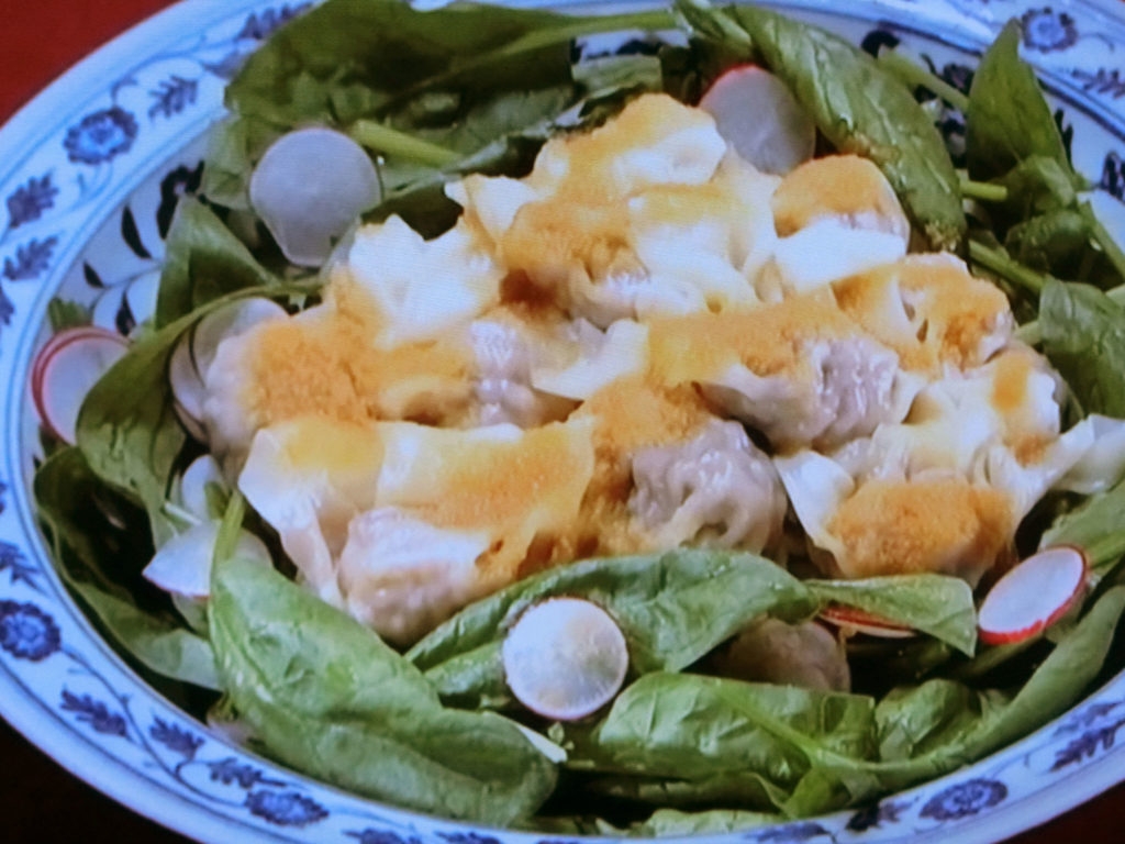【きょうの料理】ワンタンとほうれんそうのサラダのレシピ・井桁良樹