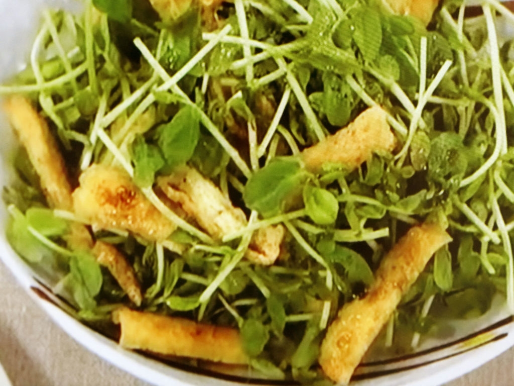 【あさイチ】厚揚げと豆苗のサラダのレシピ・みんな！ゴハンだよ・牛尾理恵