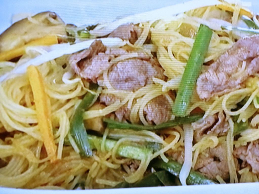 【キューピー３分クッキング】牛肉と野菜のカレービーフンのレシピ・小林まさみ