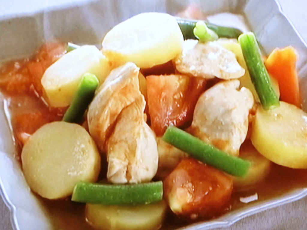【きょうの料理】トマト風味の洋風鶏じゃがのレシピ・ゆーママ,松本ゆうみ,松本有美・松本有美,松本ゆうみ,ゆーママ