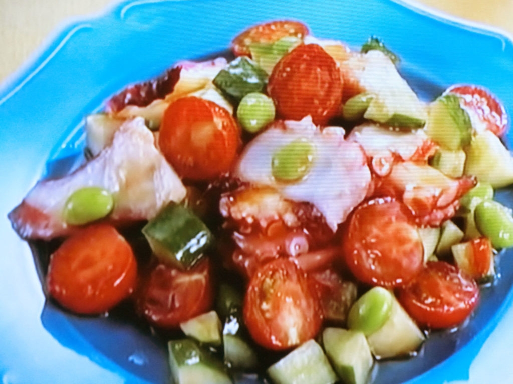 【きょうの料理】たこと夏野菜のイタリアンマリネのレシピ・ゆーママ,松本ゆうみ,松本有美・松本有美,松本ゆうみ,ゆーママ