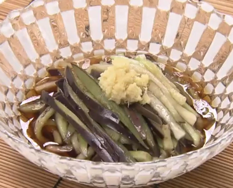 【奥様ここでもう一品】茄子そうめんのレシピ・奥様ここでもう一品・星澤幸子