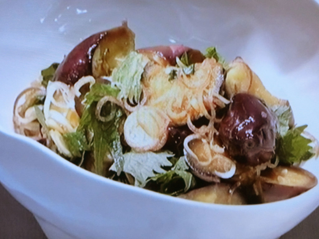 【きょうの料理】なすのポン酢マリネのレシピ・関岡弘美