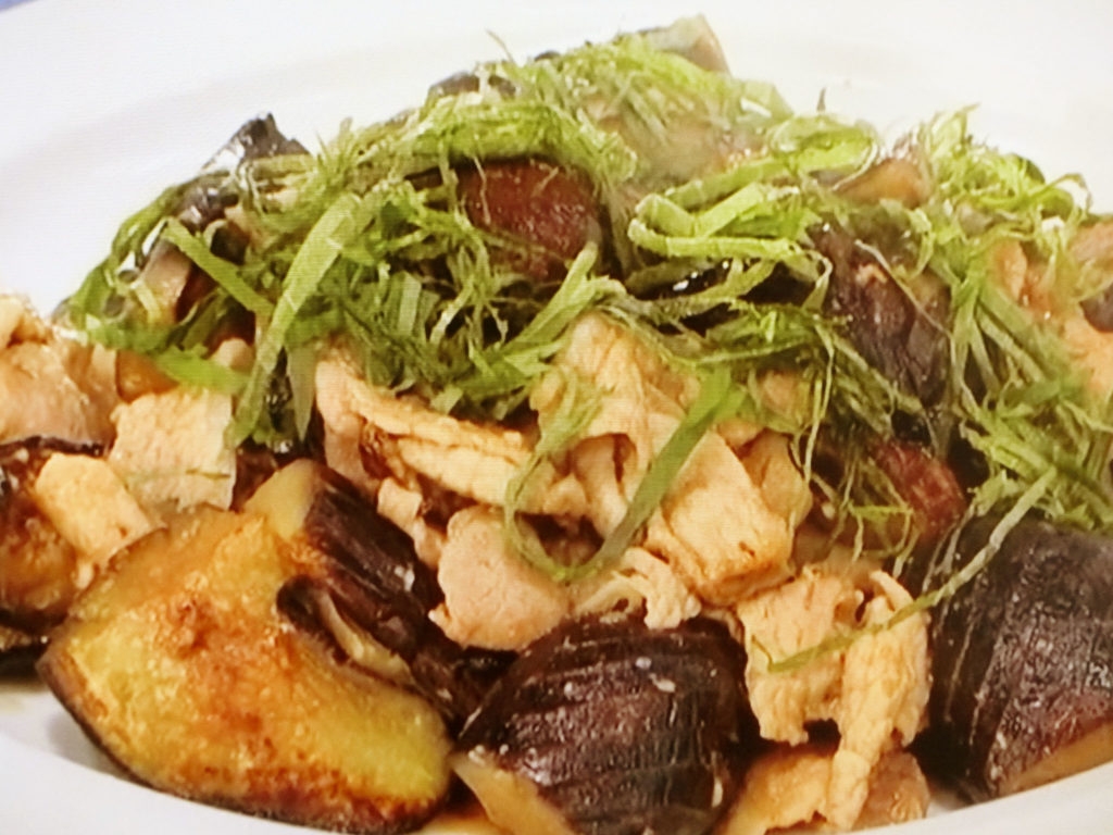 【キューピー３分クッキング】なすと豚肉の甘みそ炒めのレシピ・小林まさみ