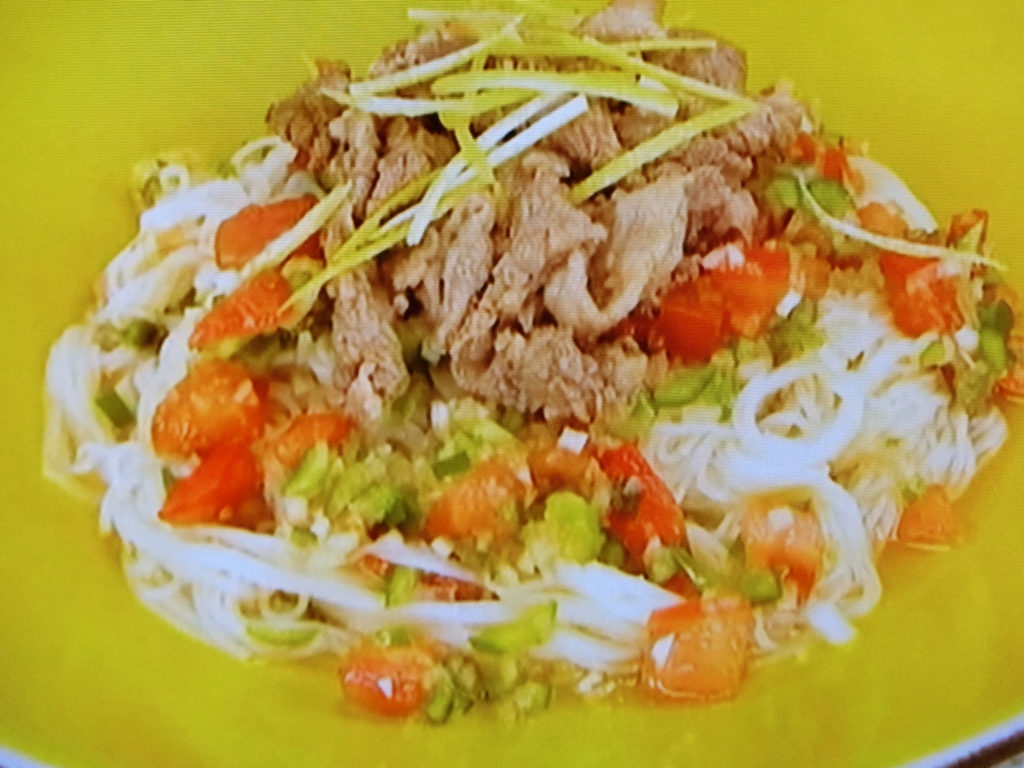 【ノンストップ】メキシカンサルサそうめんのレシピ・坂本昌行・坂本昌行のOne Dish