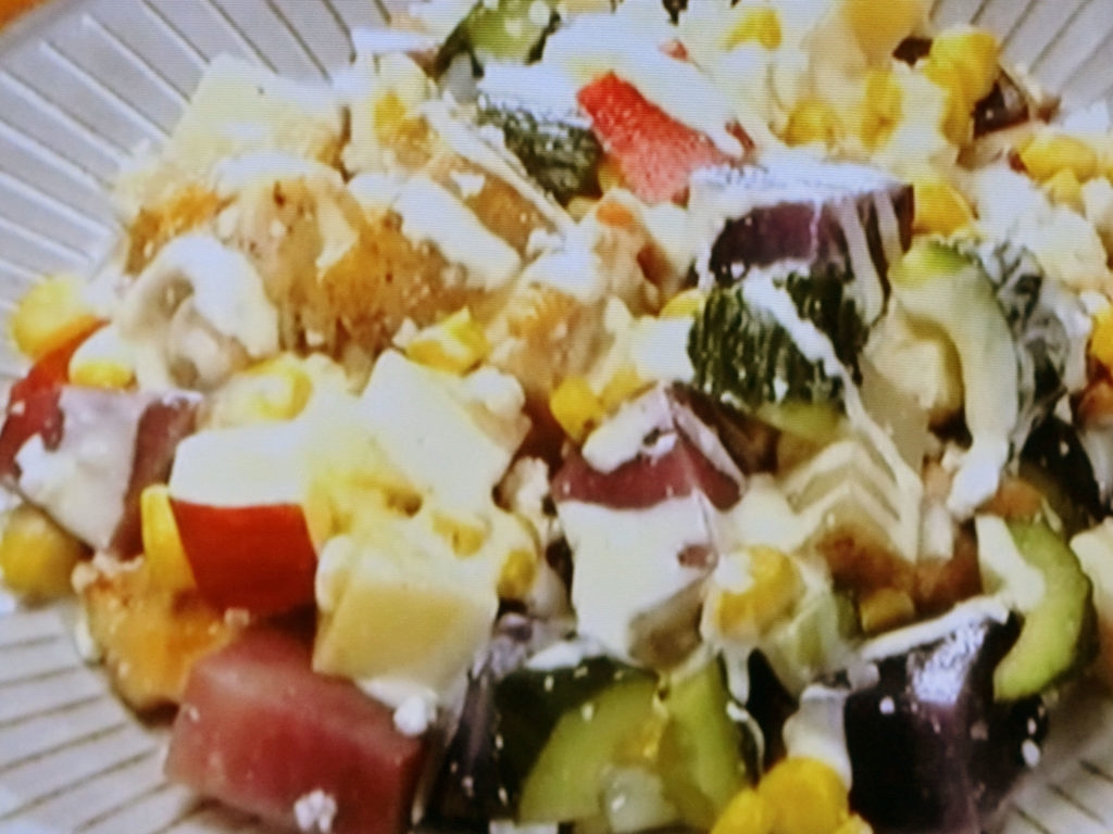 【世界一受けたい授業】鶏もも肉とジャガイモのパワーサラダのレシピ・西岡麻央