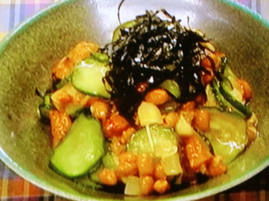 【男子ごはん】焼き鳥ときゅうりの納豆和えのレシピ・国分太一・栗原心平