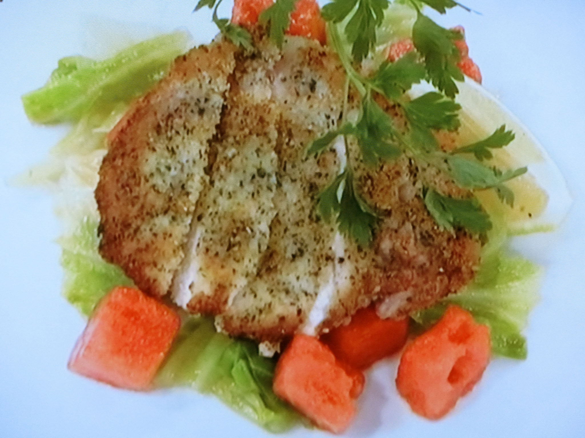 みんな ゴハンだよ 豚肩ロースの香草パン粉焼き のレシピbyみんな ゴハンだよ濱崎龍一 8月26日 おさらいキッチン