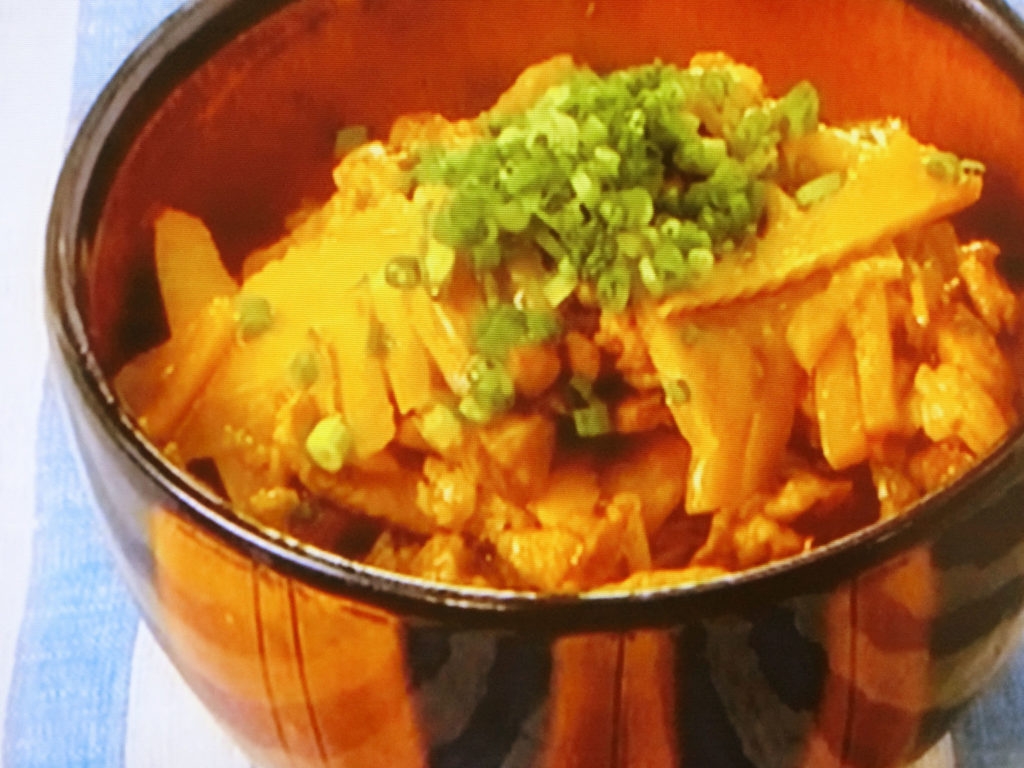 【男子ごはん】豚肉とたけのこのお酢煮そうめんのレシピ・国分太一・栗原心平