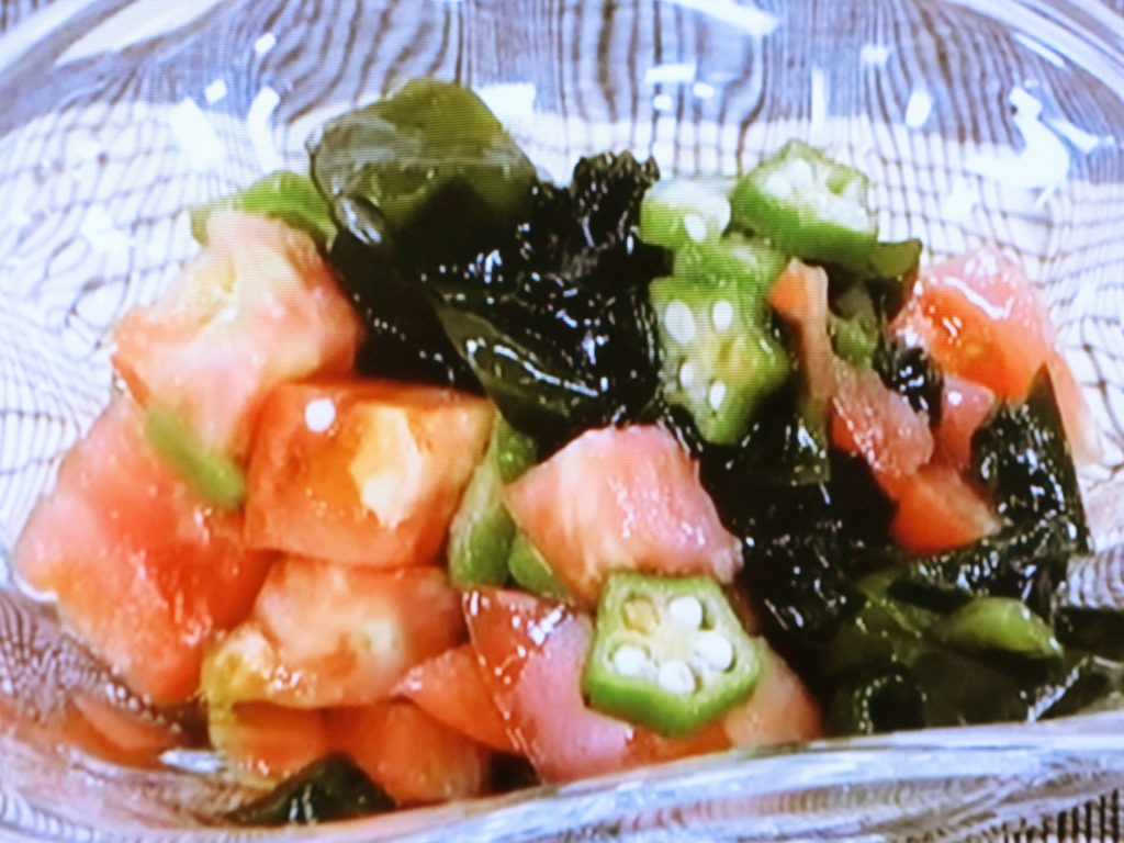 【きょうの料理】オクラとトマトの昆布酢あえのレシピ・山本麗子
