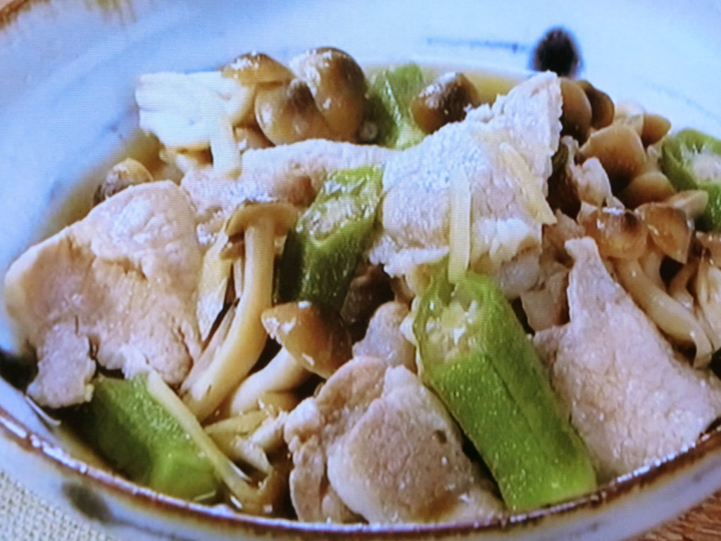 【きょうの料理ビギナーズ】豚肉とオクラのサッと煮のレシピ