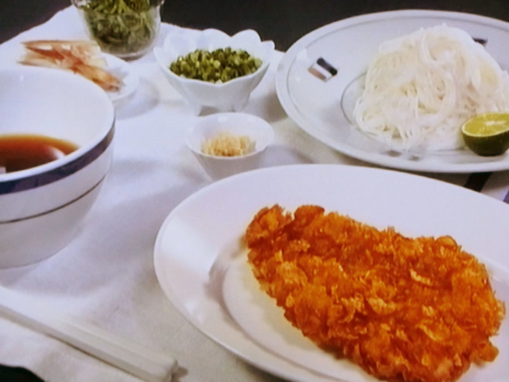 【きょうの料理】カリカリチキンとそうめんのレシピ・栗原はるみ