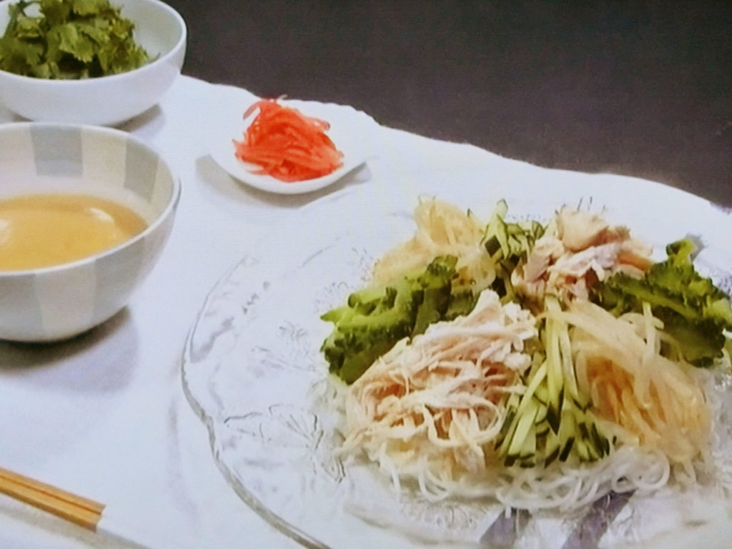 【きょうの料理】そうめんの冷やし中華のレシピ・栗原はるみ