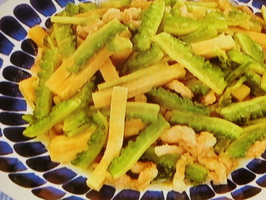 【ノンストップ】ゴーヤーの青椒肉絲のレシピ・坂本昌行・坂本昌行のOne Dish