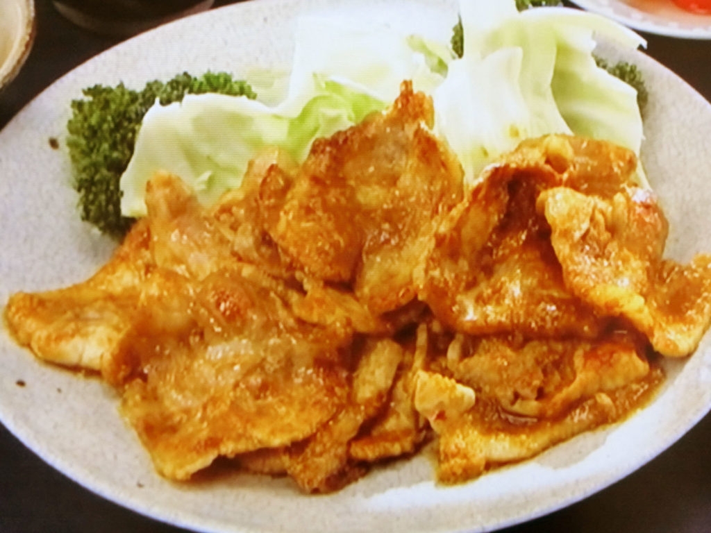 【おかずのクッキング】豚肉のカレーしょうが焼きのレシピ・土井善晴