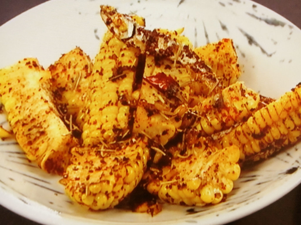 【おかずのクッキング】とうもろこしのピリ辛炒めのレシピ・土井善晴