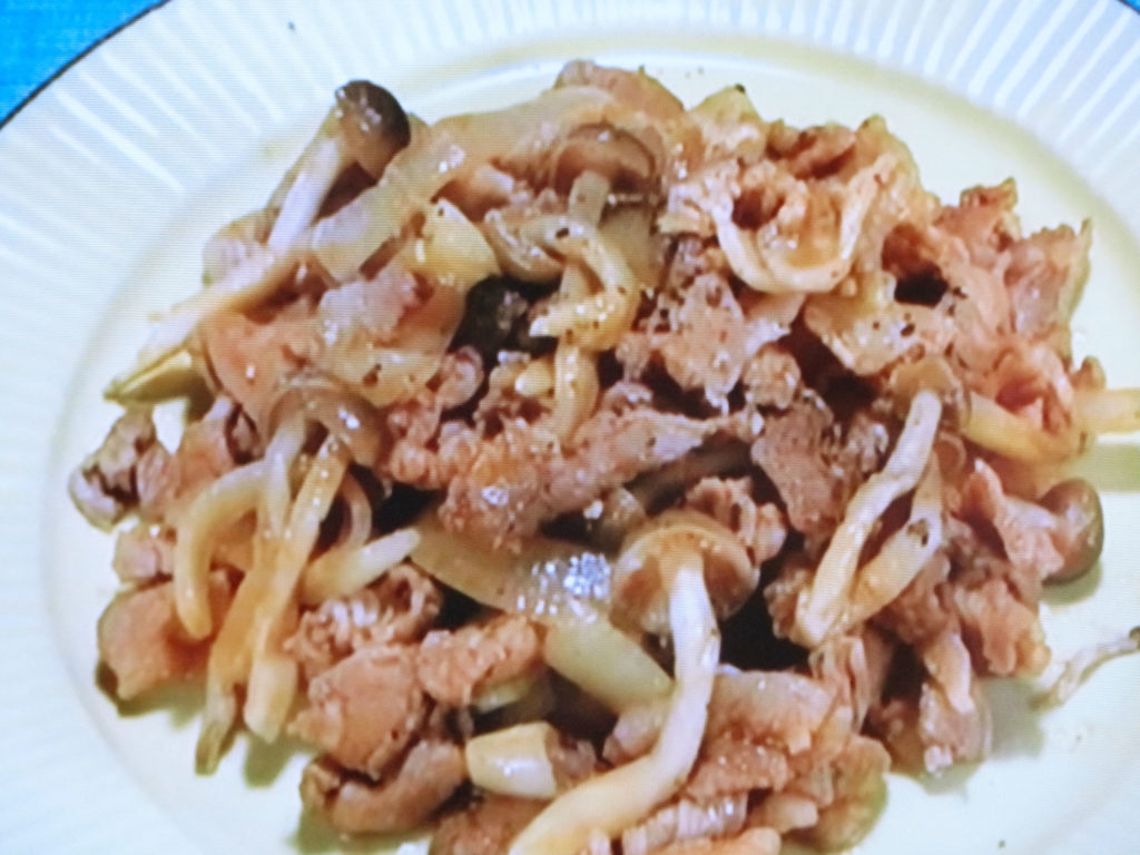 【ひるまえほっと】豚肉としめじのポークチャップのレシピ・柴田真希