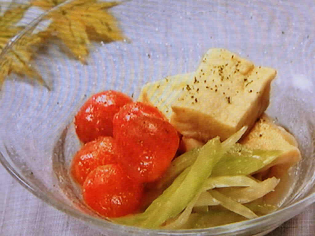 【おかずのクッキング】冷やし炊き合わせのレシピ・大原千鶴