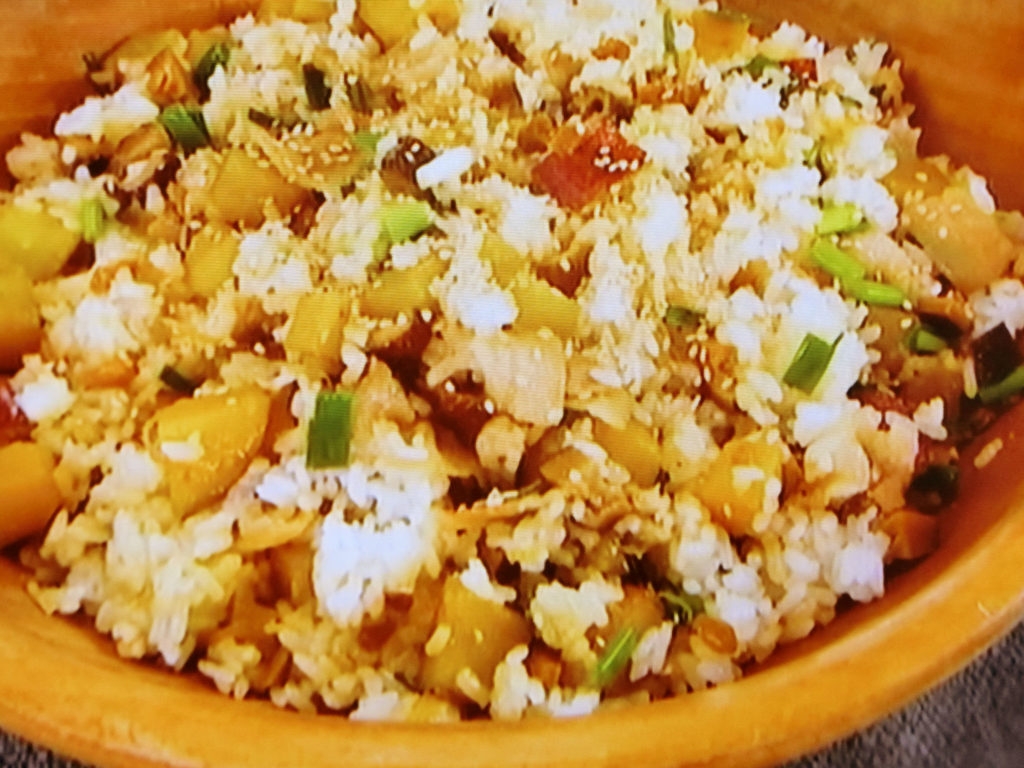 【ノンストップ】サツマイモの混ぜご飯のレシピ・坂本昌行・坂本昌行のOne Dish
