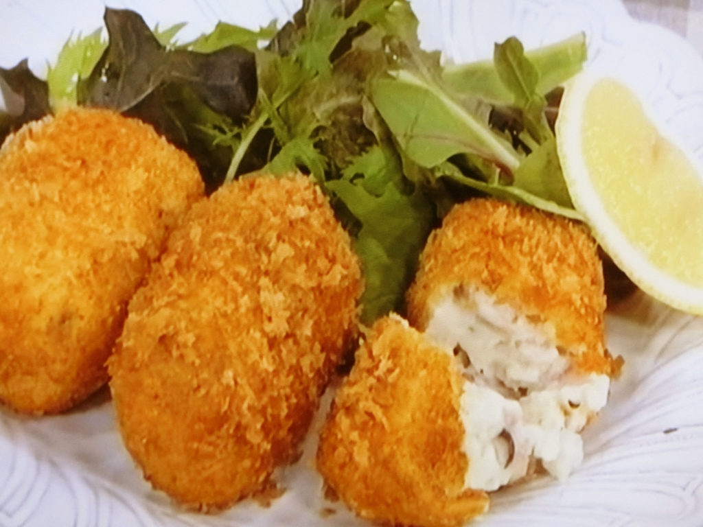 【きょうの料理】きのこのクリームコロッケのレシピ・舘野鏡子