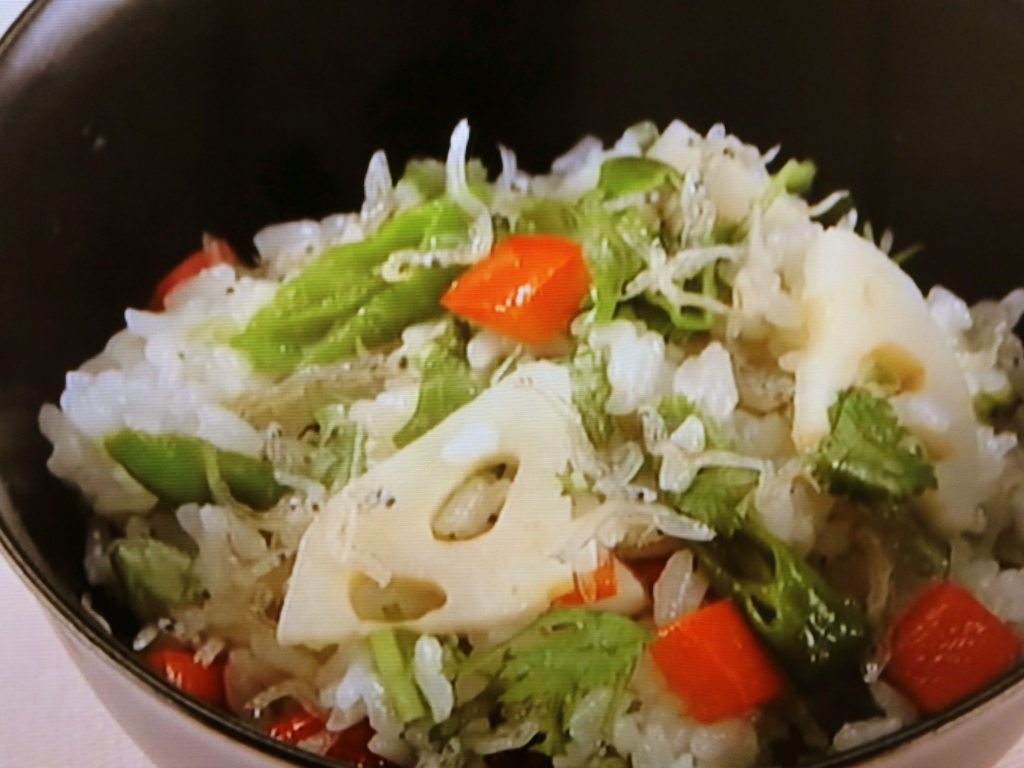 【上沼恵美子のおしゃべりクッキング】香味じゃこ飯のレシピ・上沼恵美子・岡本健二