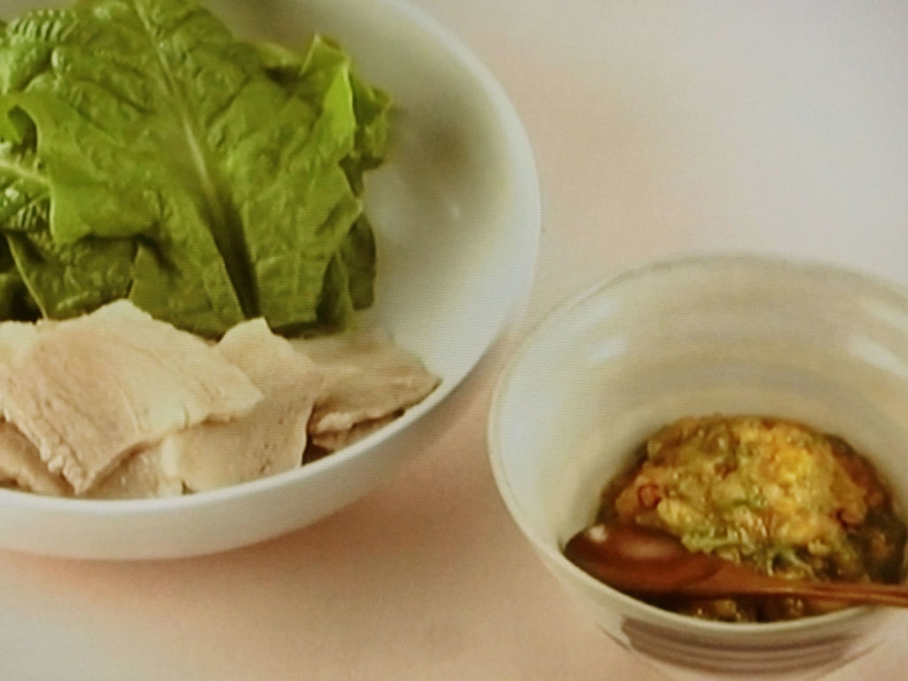 【上沼恵美子のおしゃべりクッキング】ゆで豚のピリ辛味噌のレシピ・上沼恵美子・岡本健二