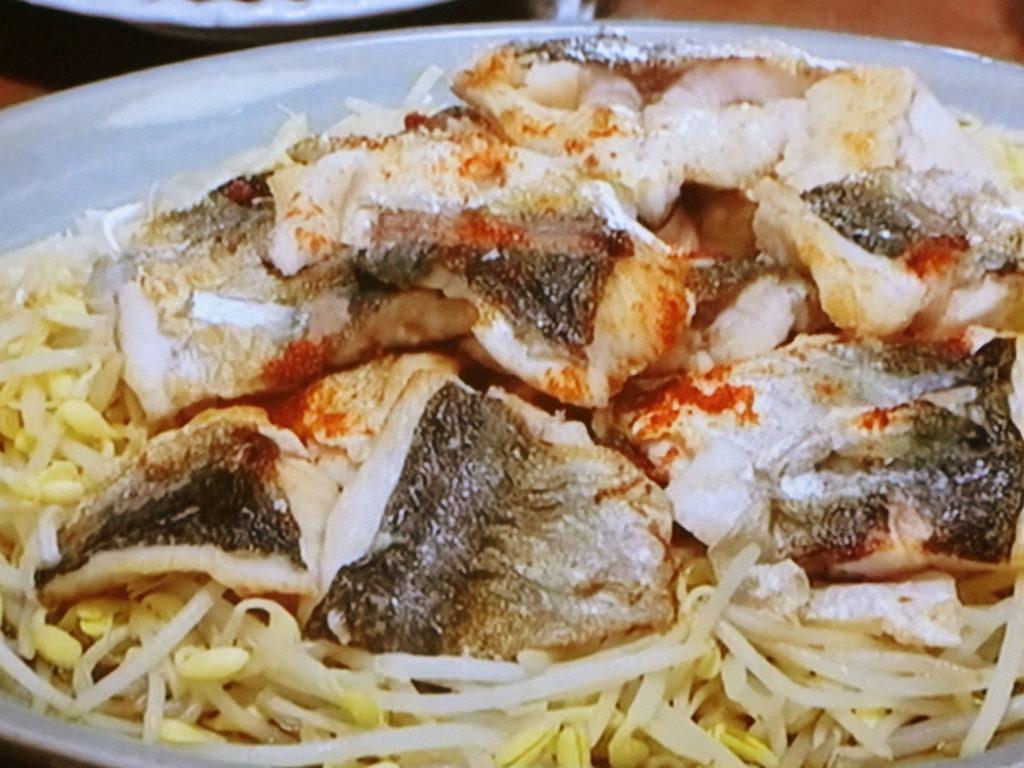 【キューピー３分クッキング】焼きあじと小大豆もやしの薬味だれかけのレシピ・田口成子
