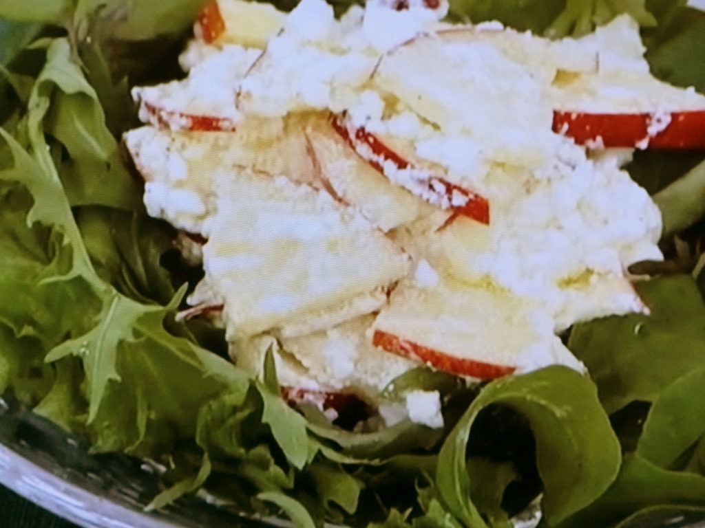 【あさイチ】りんごとカッテージチーズのサラダのレシピ・みんな！ゴハンだよ・ヤミー