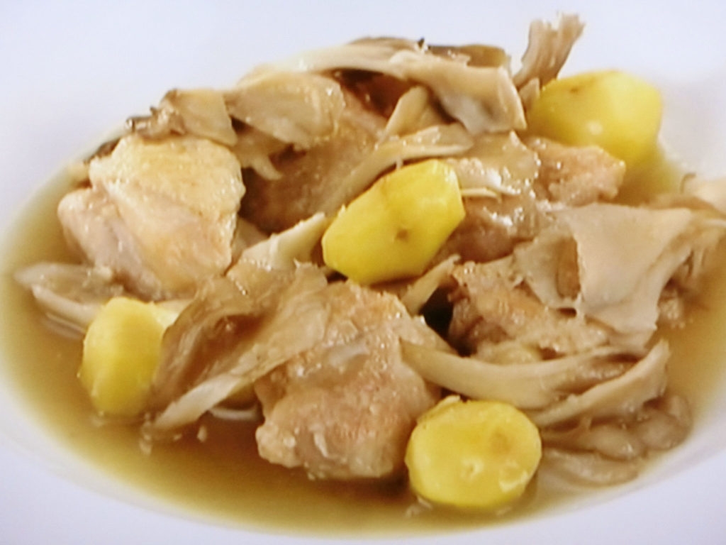 【上沼恵美子のおしゃべりクッキング】栗とチキンの煮込みのレシピ・上沼恵美子・小池浩司