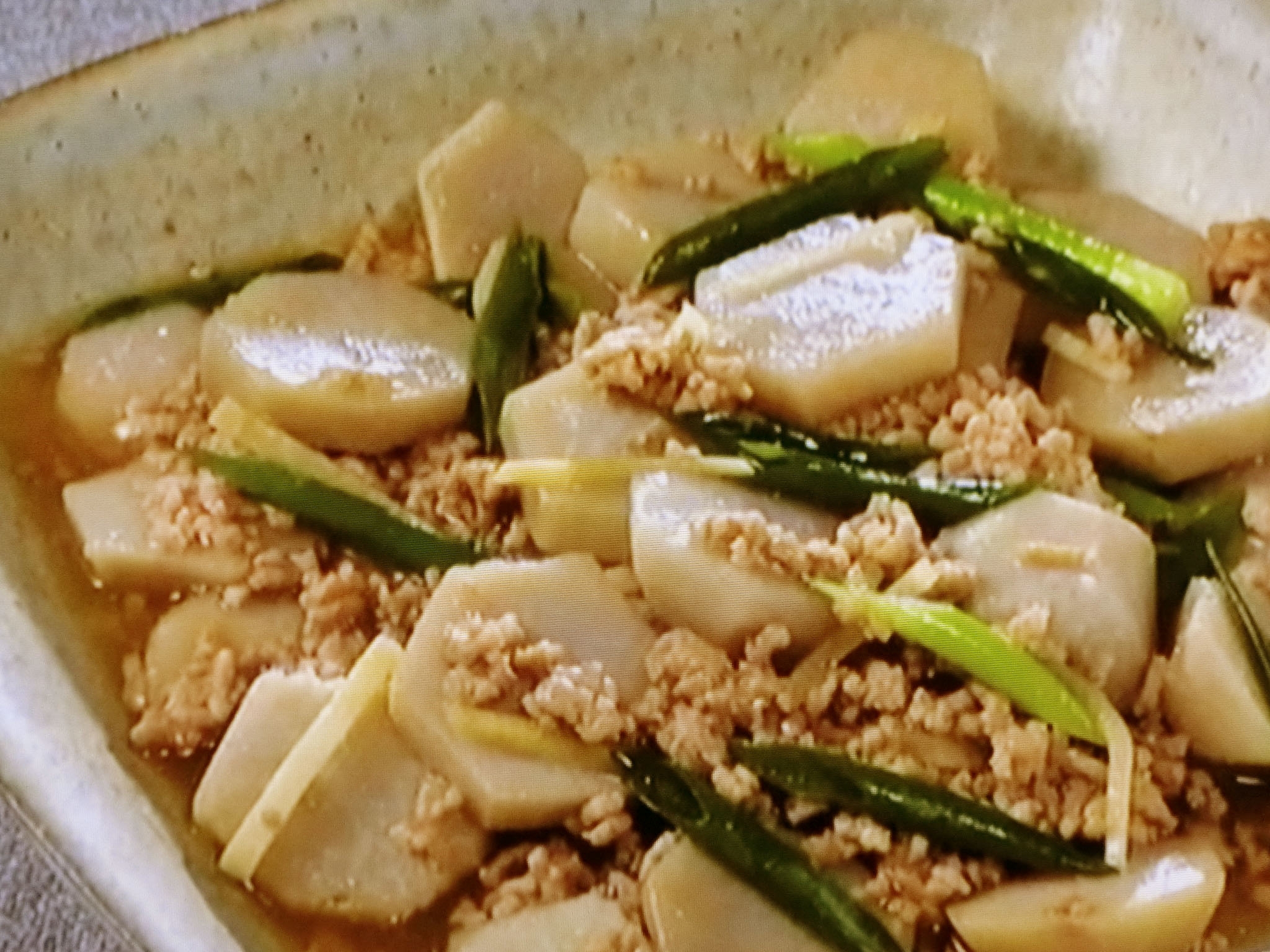 Nhkきょうの料理ビギナーズ 里芋の塩そぼろあん のレシピby 10月7日 おさらいキッチン