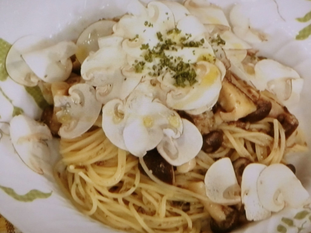 【噂の東京マガジン　やってTRY！】キノコパスタのレシピ・片岡護
