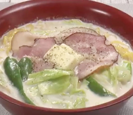 【奥様ここでもう一品】ミルクバター味噌ラーメンのレシピ・奥様ここでもう一品・星澤幸子