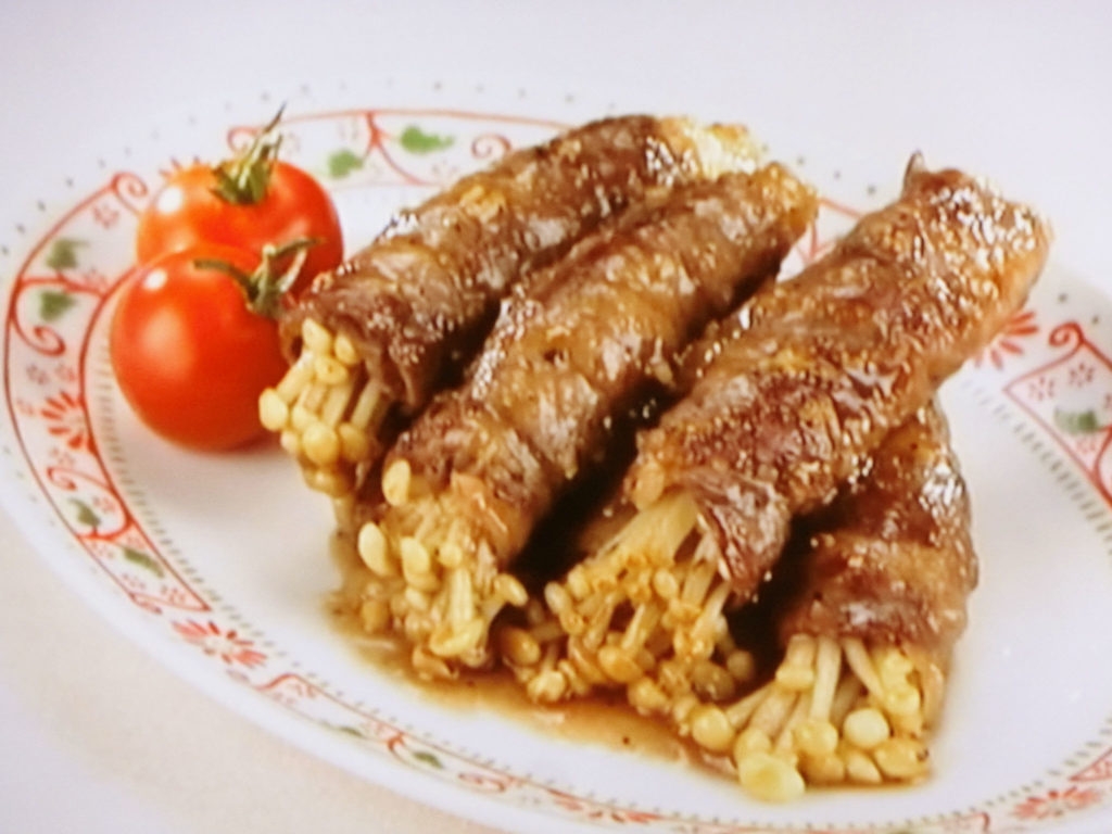 【上沼恵美子のおしゃべりクッキング】牛肉のえのき巻きのレシピ・上沼恵美子・石川智之