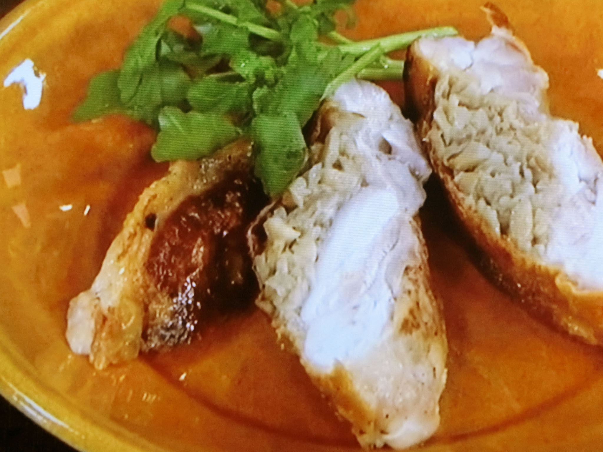 鶏胸肉のキノコ詰めのレシピ