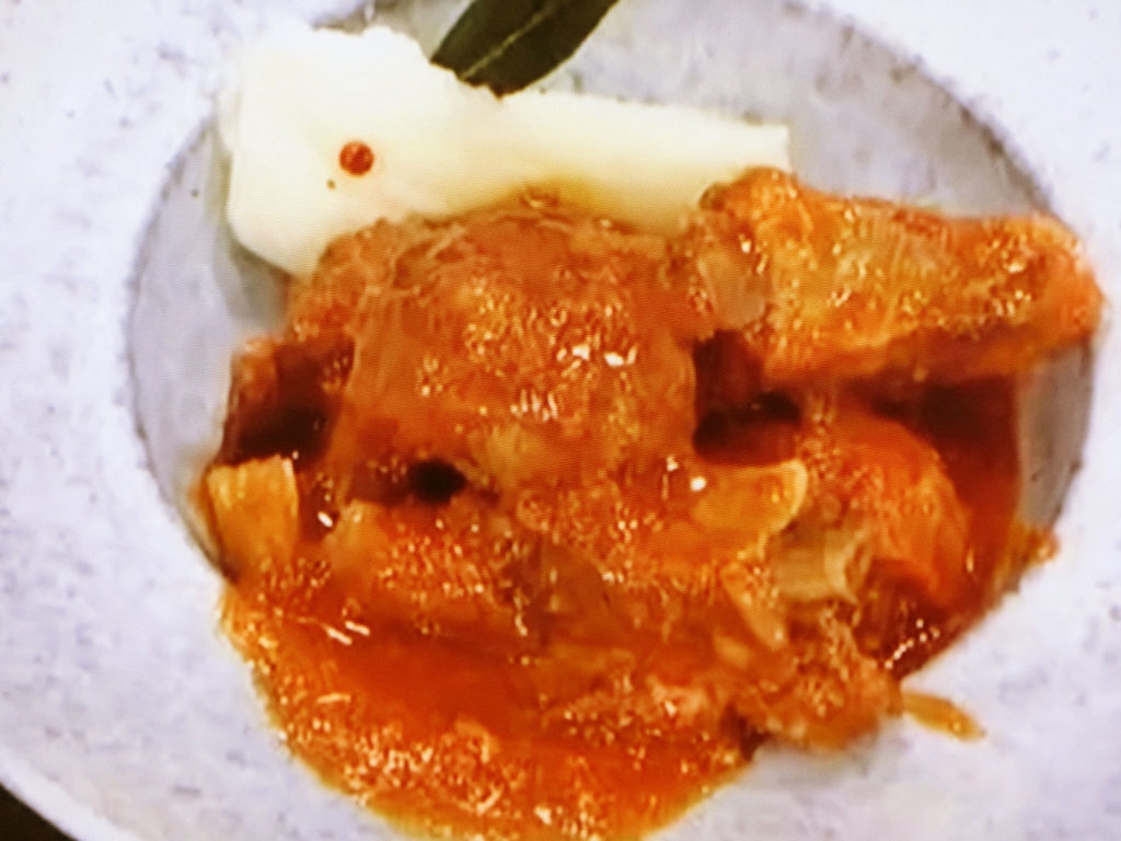 【夢の３シェフ競演】スペアリブとポルペッティーニのトマト煮～マッシュポテト添えのレシピ・夢の３シェフ競演・落合務