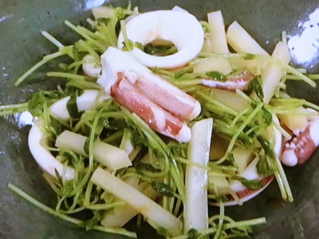 【きょうの料理】じゃがいもといかのレモンあえのレシピ・タサン志麻・伝説の家政婦 志麻さん