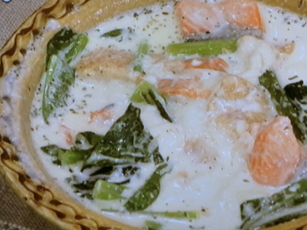 【ごごナマ】さけのパンシチューのレシピ・平野レミ