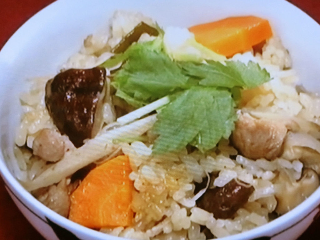 【きょうの料理】炊き込みご飯のレシピ・堀江ひろ子