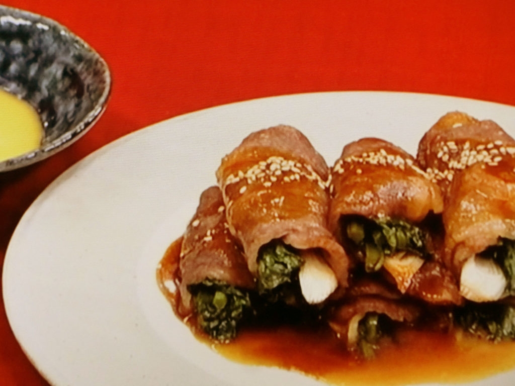 【ノンストップ】ひと口牛すき焼きのレシピ・検索きょうのおしゃレシピ