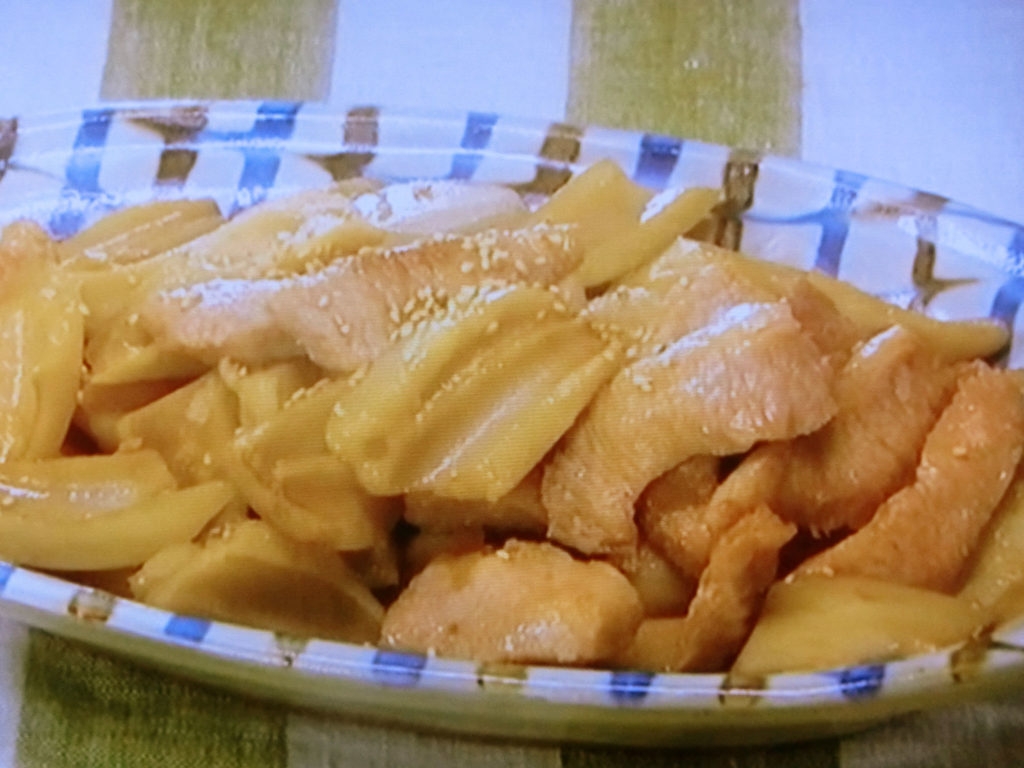 【男子ごはん】れんこんと豚トロの炒め物のレシピ・国分太一・栗原心平
