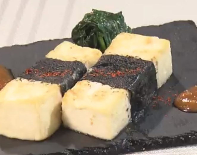 【奥様ここでもう一品】磯辺豆腐の炒り味噌だれのレシピ・奥様ここでもう一品・星澤幸子