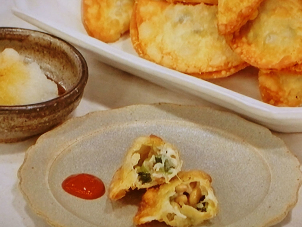 【キューピー３分クッキング】納豆とチーズの揚げ餃子のレシピ・小林まさみ