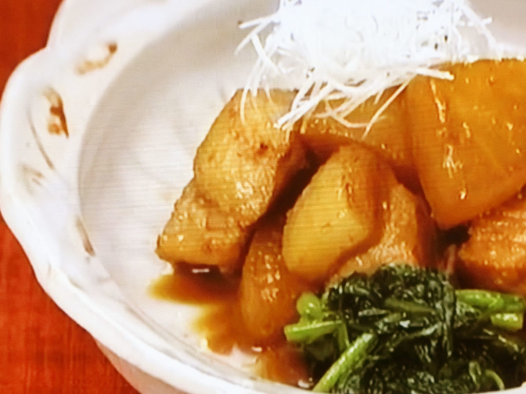 【きょうの料理】豚バラと大根の甘辛煮のレシピ・上野直哉