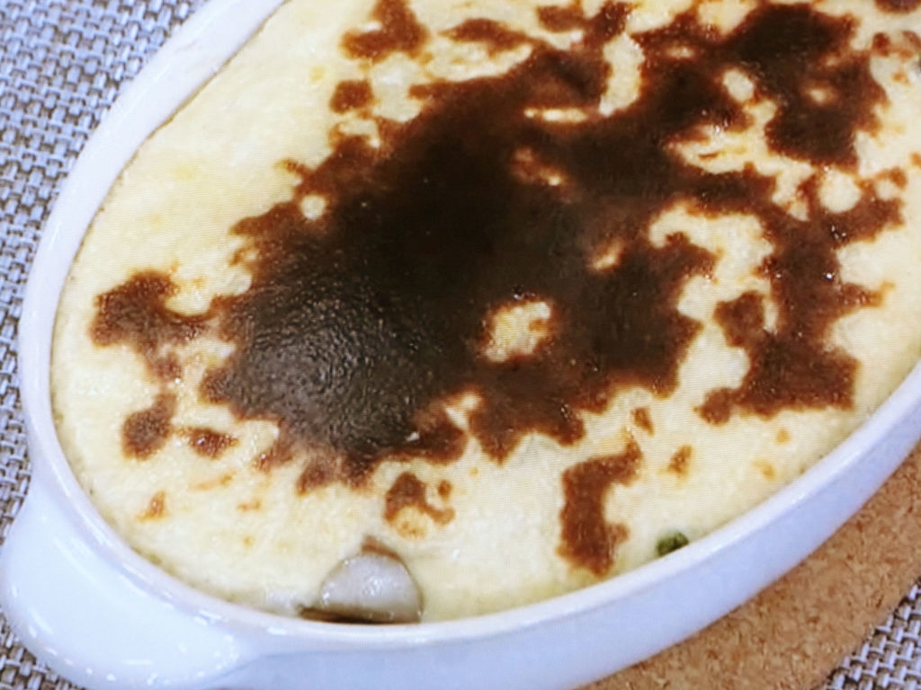 【ごごナマ】カキのグラタン ソースモルネイのレシピ・杉本敬三