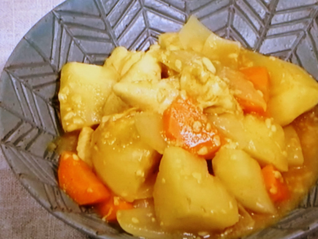 【ひるまえほっと】鶏ささ身の甘酒カレー煮のレシピ・武蔵裕子