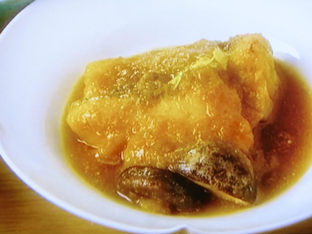 【男子ごはん】揚げだしタラのゆず風味煮込みのレシピ・国分太一・栗原心平