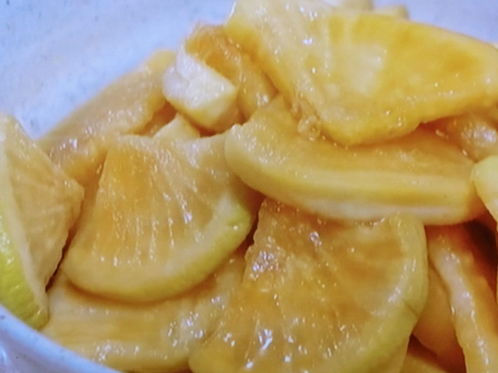 【きょうの料理】大根のからしじょうゆ漬けのレシピ・重信初江