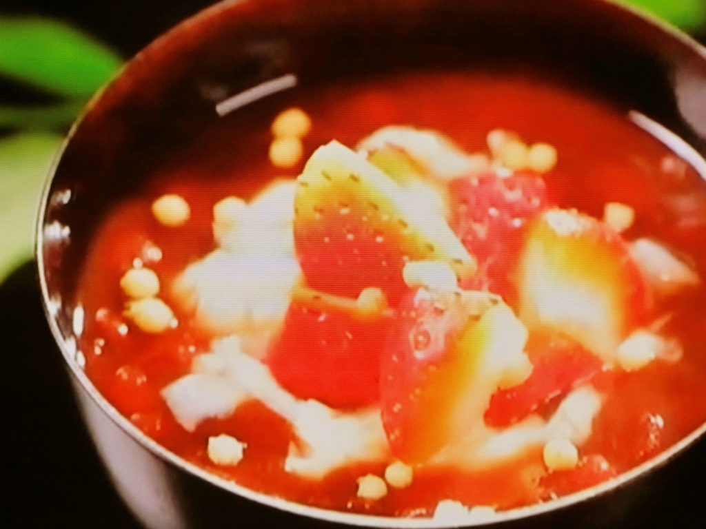 【あさイチ】いちごと湯葉のぜんざいのレシピ・荻野聡士・西島秀俊